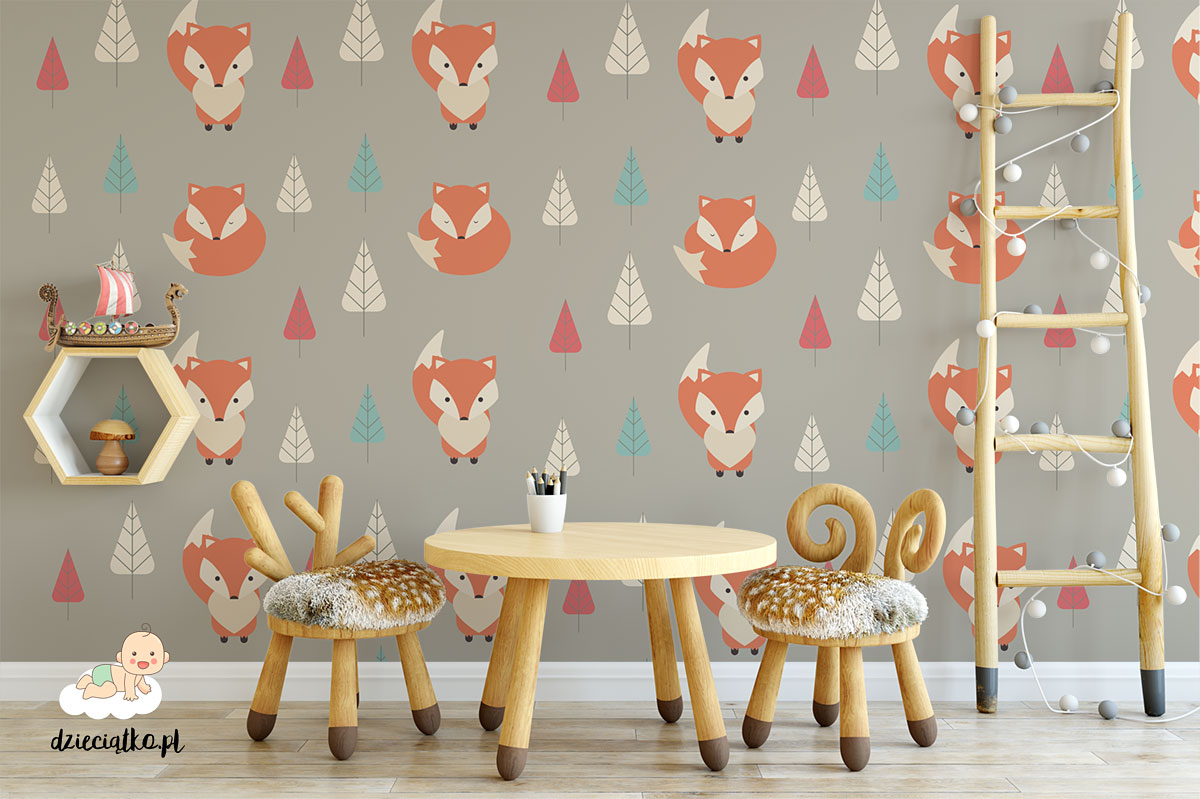 Wall mural ” Foxy-woxy”