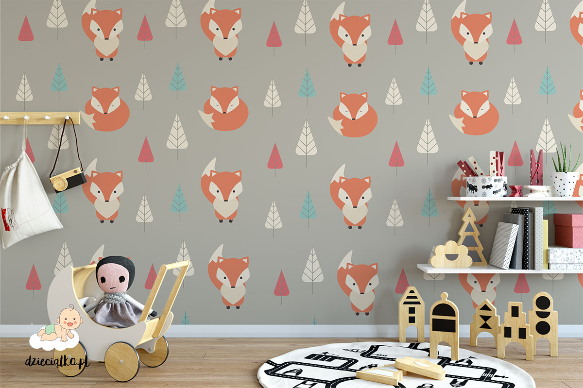 Wall mural ” Foxy-woxy”
