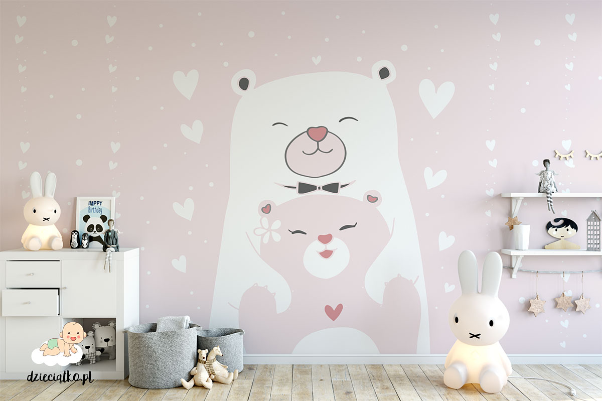 Wall mural “Cute bears”